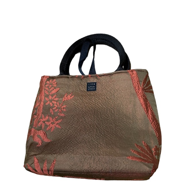 1154 Lill Studio Reversible Purse Small Hand Bag Purse Fabric - Picture 2 of 5